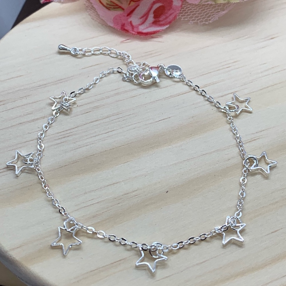Anklet Chain Sterling Silver 925 - Picture 2 of 2